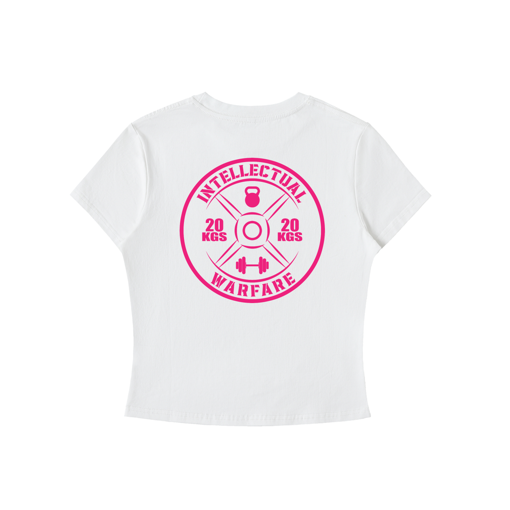 I Workout to Burn off the Crazy Essential Bodycon Crewneck T-Shirt