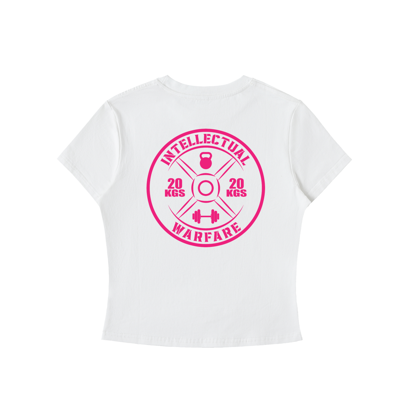 I Workout to Burn off the Crazy Essential Bodycon Crewneck T-Shirt