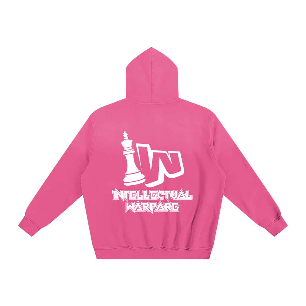 Intellectual Warfare Sunfade Fleeced Hoodie Pink