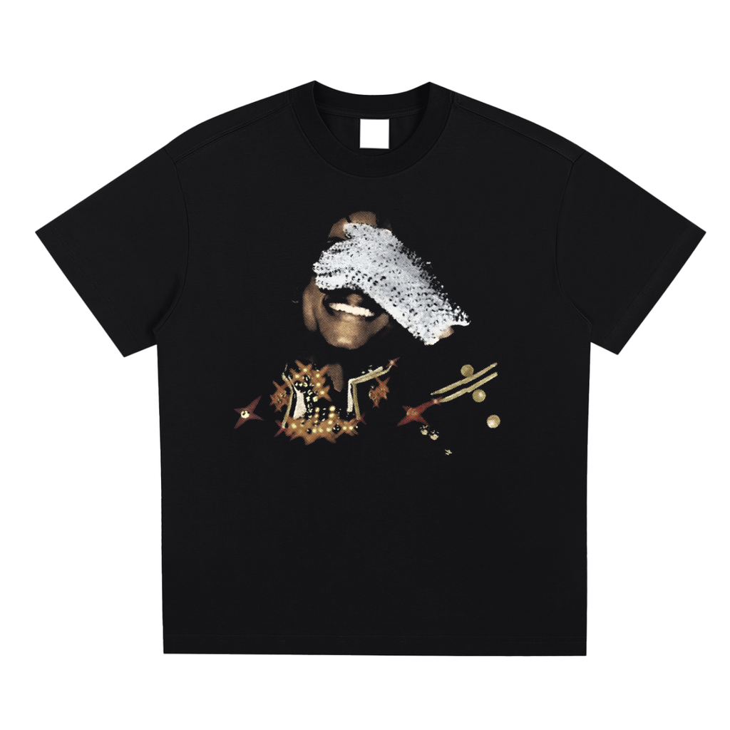 Micheal Jackson Glove Sorona Quick-Dry Cooling T-Shirt
