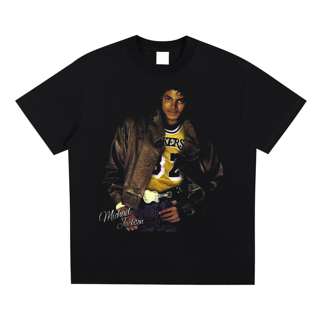 Micheal Jackson Lakers Jersey Sorona Quick-Dry Cooling T-Shirt