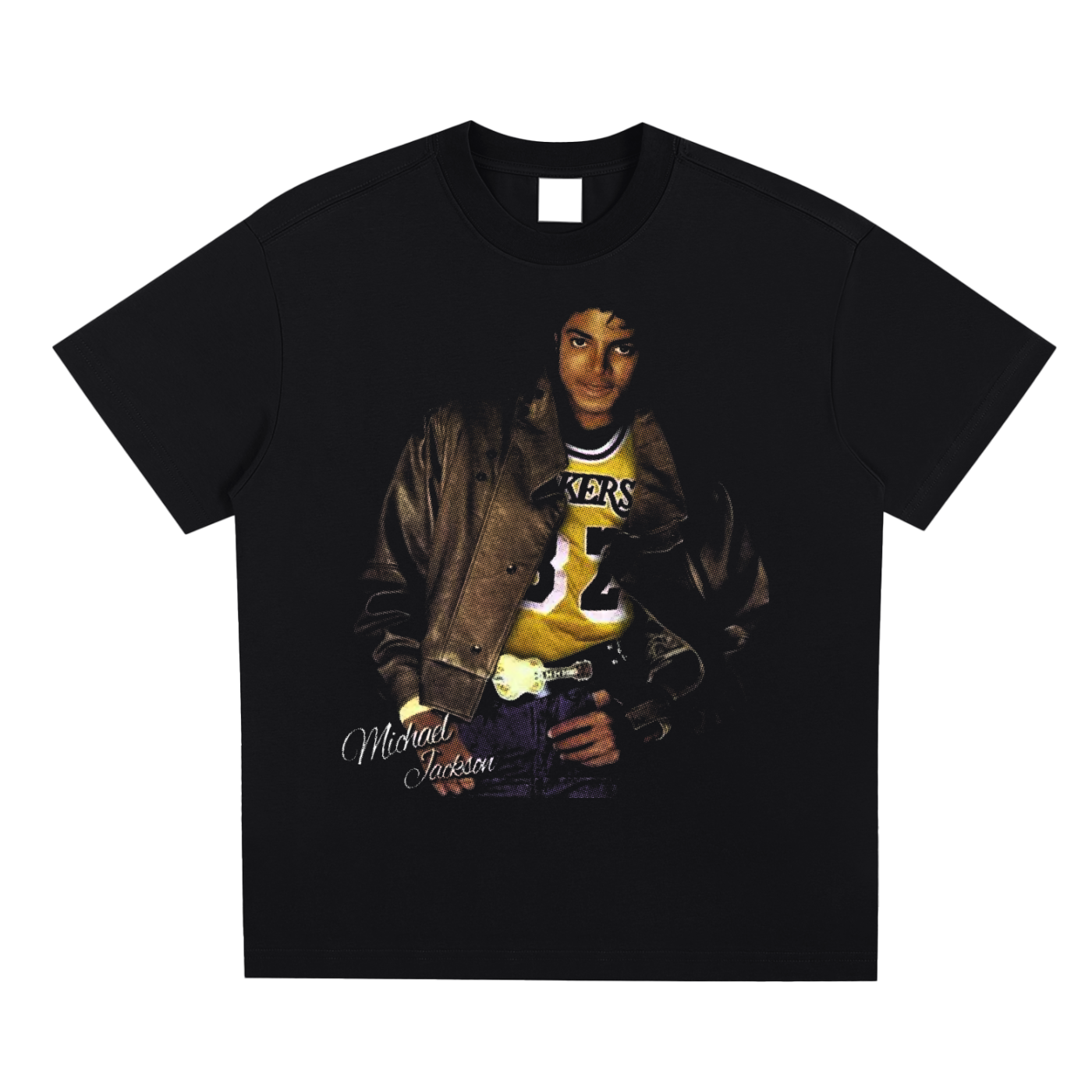 Micheal Jackson Lakers Jersey Sorona Quick-Dry Cooling T-Shirt