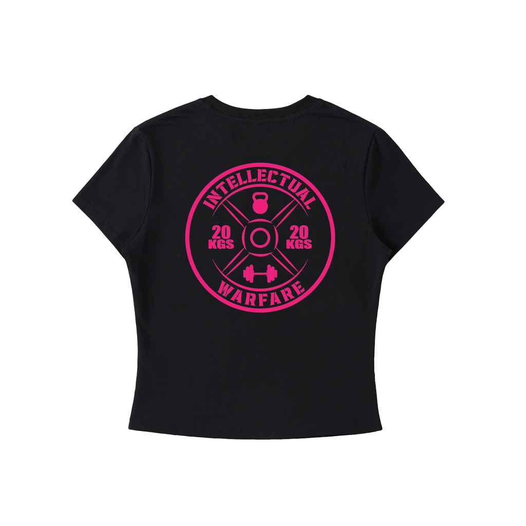 I Workout to Burn off the Crazy Essential Bodycon Crewneck T-Shirt