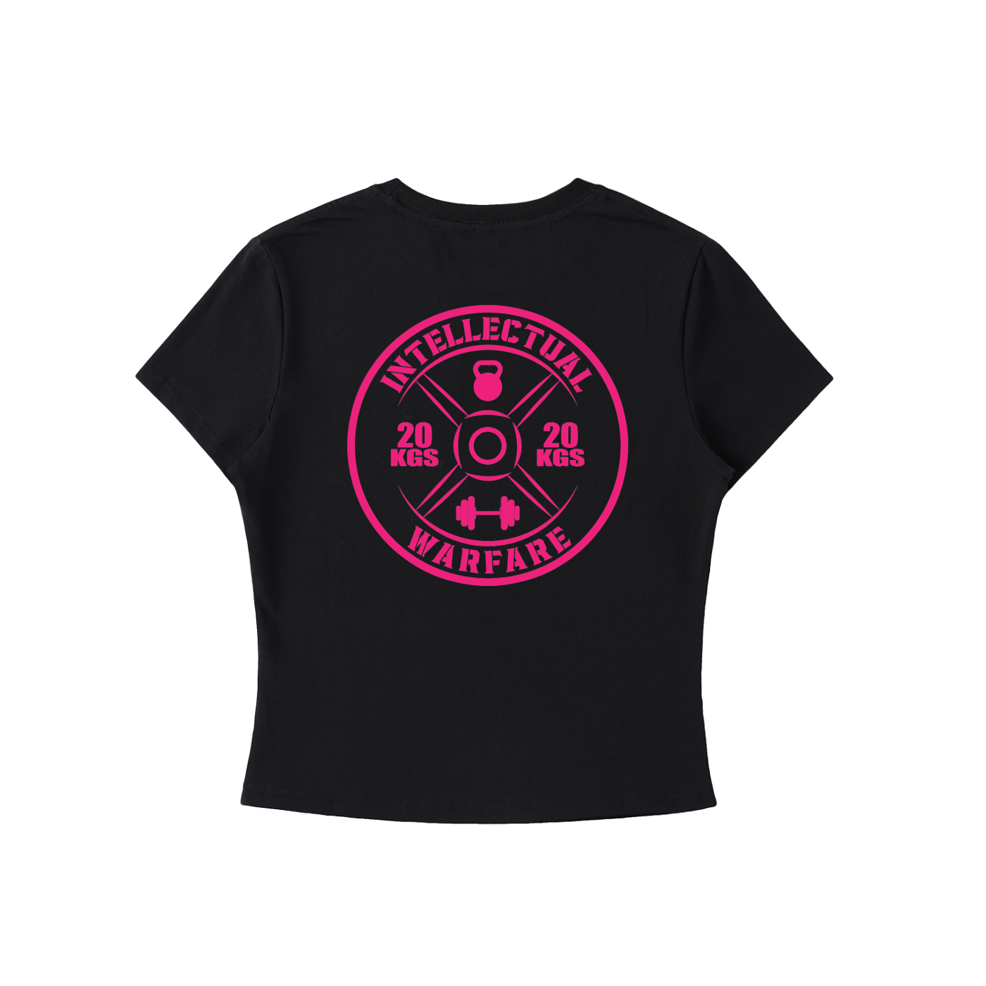 I Workout to Burn off the Crazy Essential Bodycon Crewneck T-Shirt