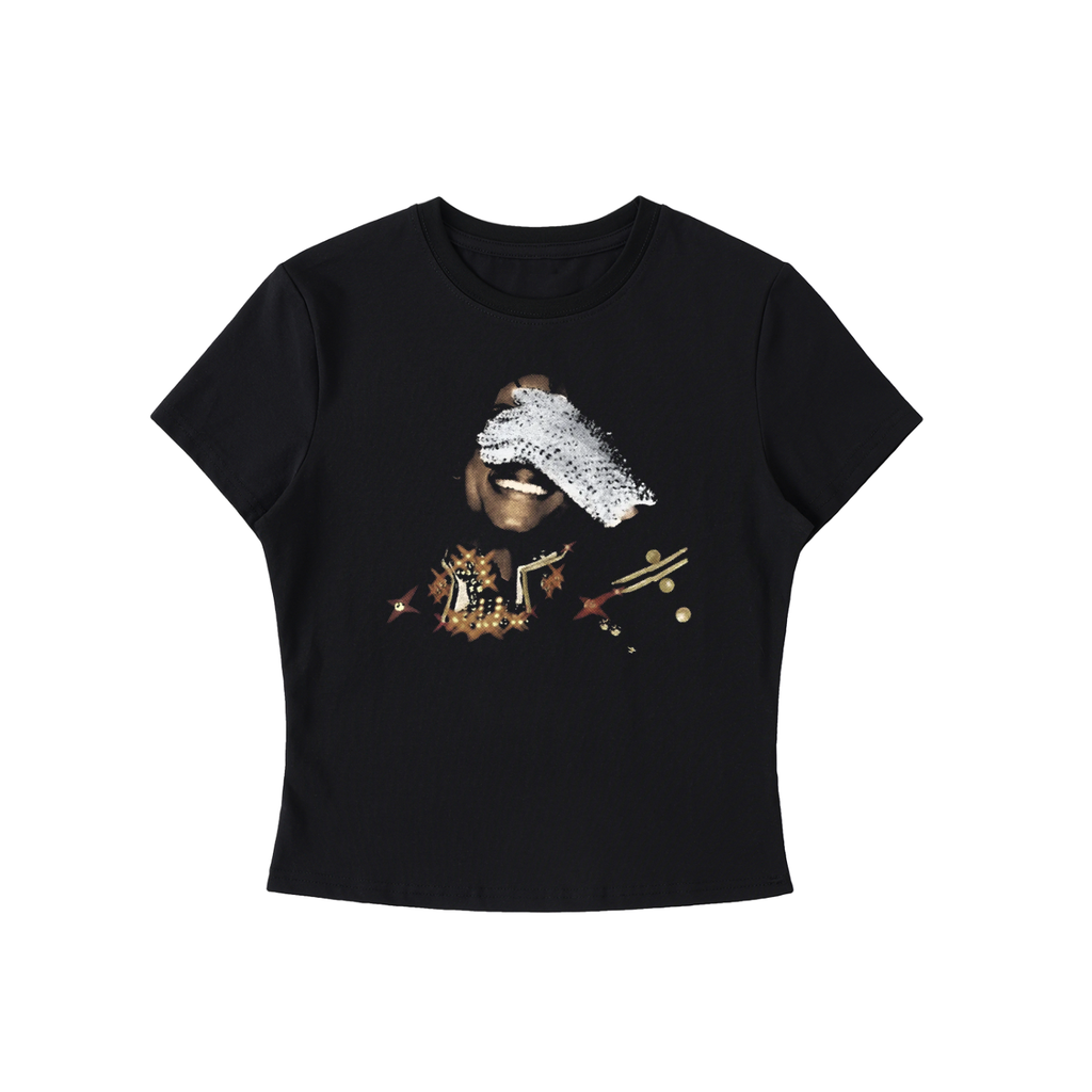 Micheal Jackson Glove Essential Bodycon Crewneck T-Shirt