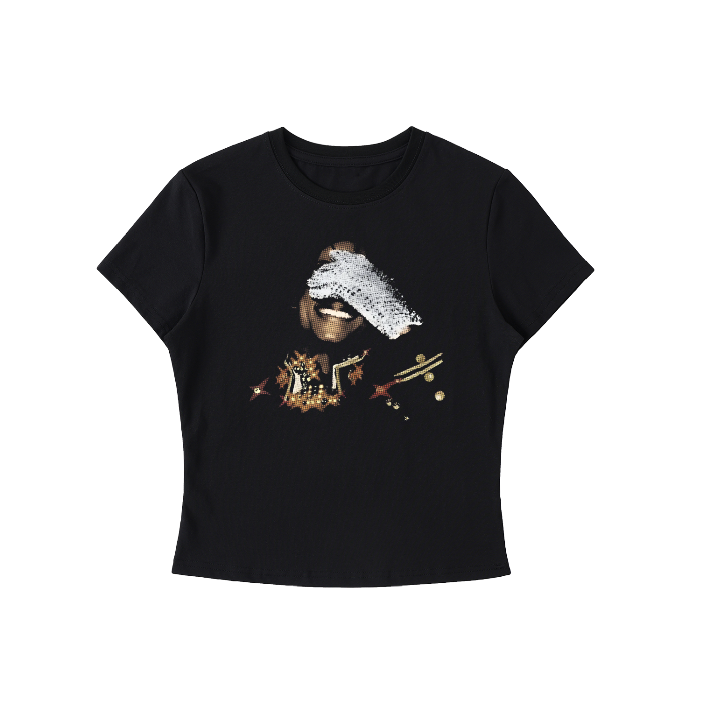 Micheal Jackson Glove Essential Bodycon Crewneck T-Shirt